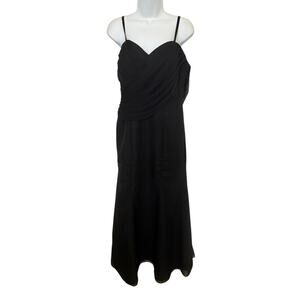 Impression Bridal Black Sweetheart Neckline w/Cami Straps Formal Gown  12